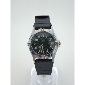 Vintage Timex Silver Tone Quartz Watch Women's 30mm‎ Date Analog